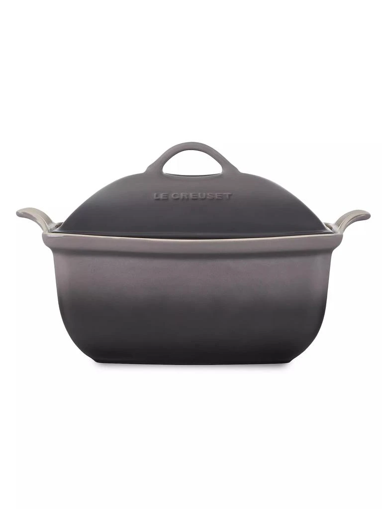 商品Le Creuset|4.5-Quart Heritage Stoneware Deep Baker With Lid,价格¥1199,第1张图片详细描述