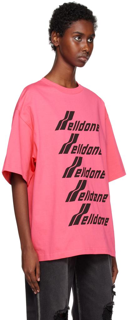 Pink Printed T-Shirt商品第2张图片规格展示