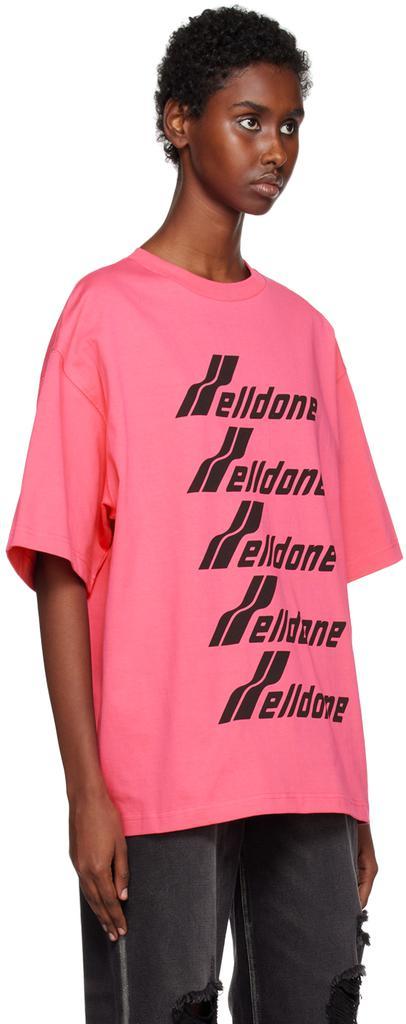 商品We11done|Pink Printed T-Shirt,价格¥784,第4张图片详细描述