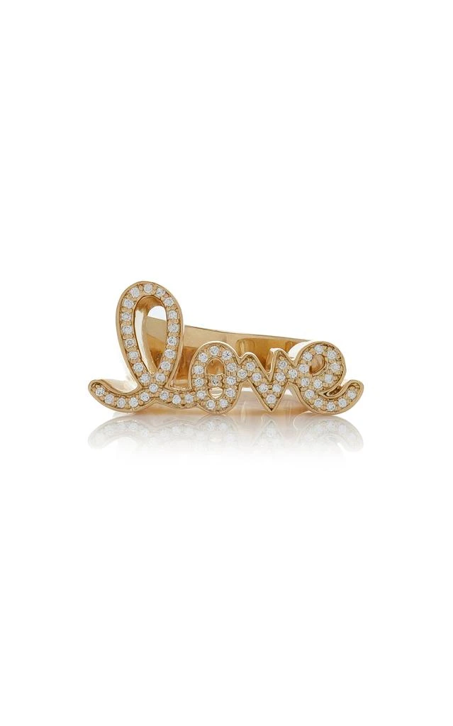 商品Sydney Evan|Sydney Evan - Love 14K Yellow Gold Diamond Ring - Gold - US 7 - Moda Operandi - Gifts For Her,价格¥41964,第1张图片