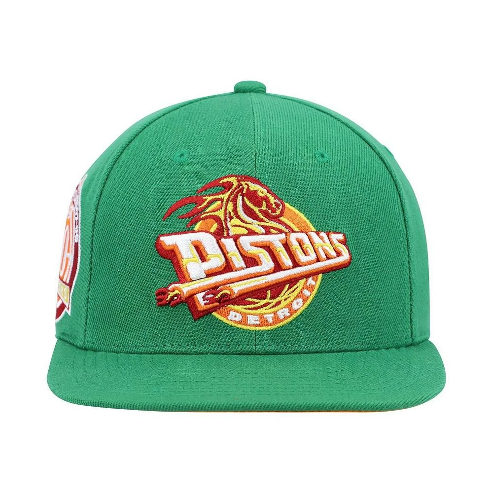 商品Mitchell & Ness|Men's Green Detroit Pistons 50th Anniversary Like Mike Snapback Hat,价格¥252,第3张图片详细描述