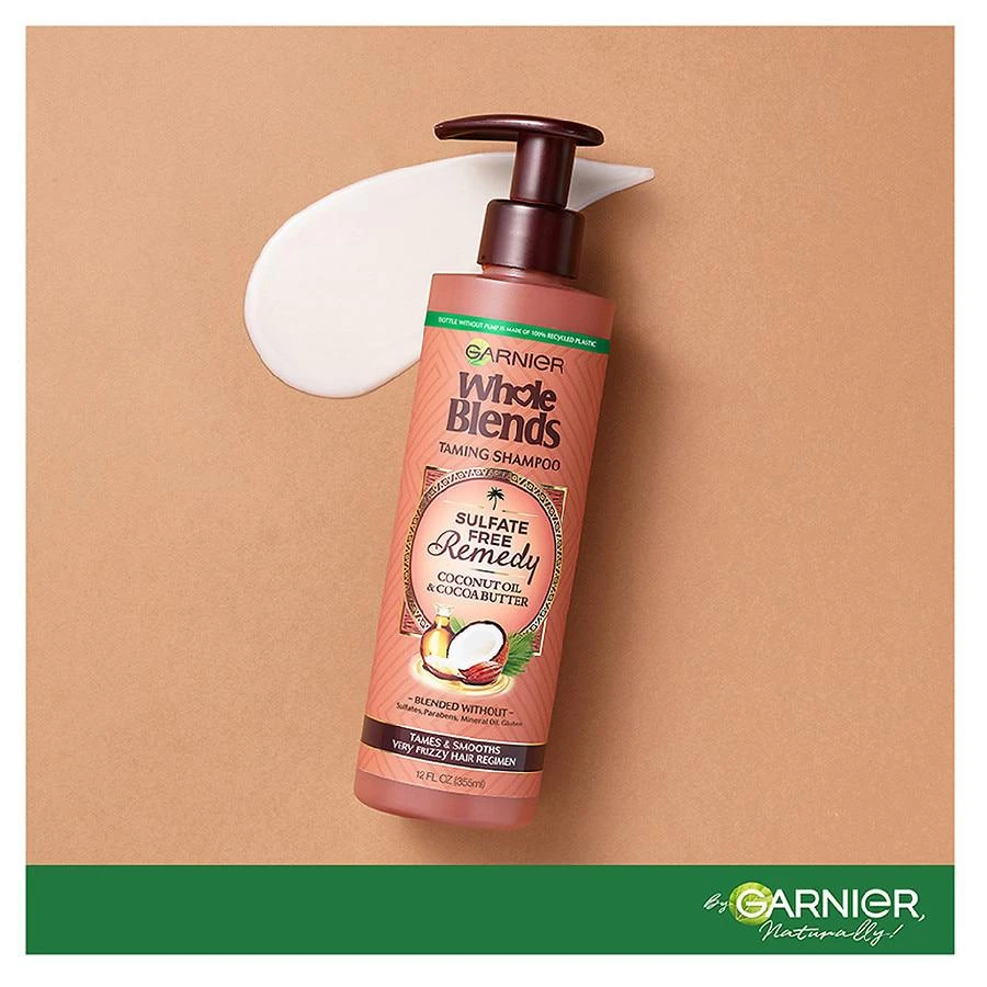 商品Garnier Whole Blends|Sulfate Free Remedy Coconut Oil Shampoo for Very Frizzy Hair,价格¥64,第3张图片详细描述