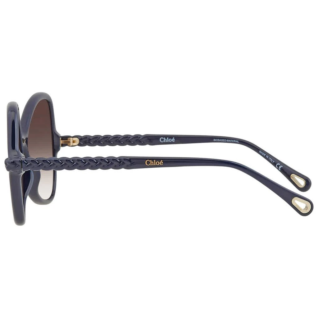 商品Chloé|Chloe Brown Gradient Butterfly Ladies Sunglasses CH0001S 001 56,价格¥1388,第3张图片详细描述