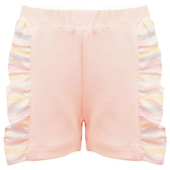 商品Patachou|Pale Pink Side Ruffle Shorts,价格¥97,第1张图片