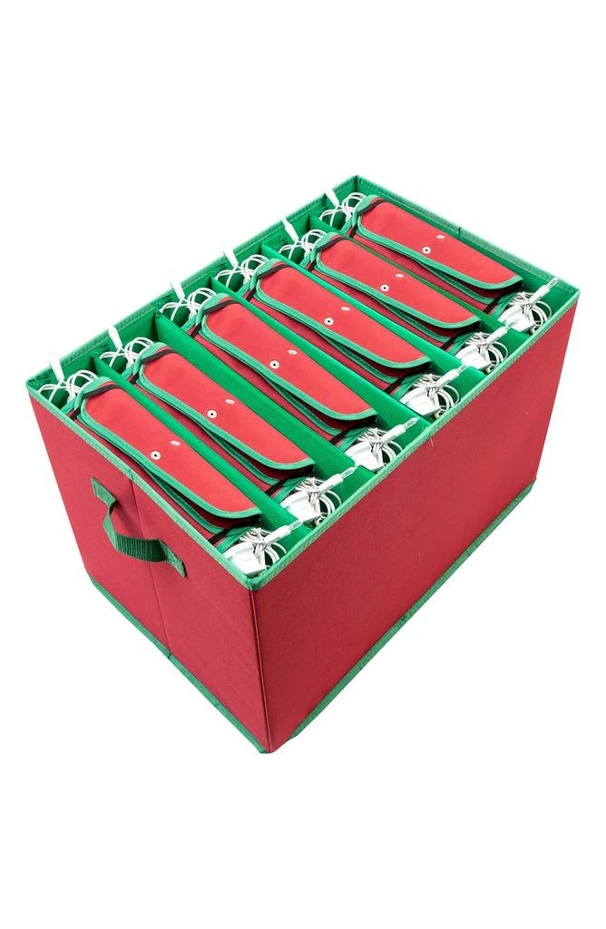 商品Honey Can Do|Holiday Light Storage Box - Red,价格¥206,第4张图片详细描述