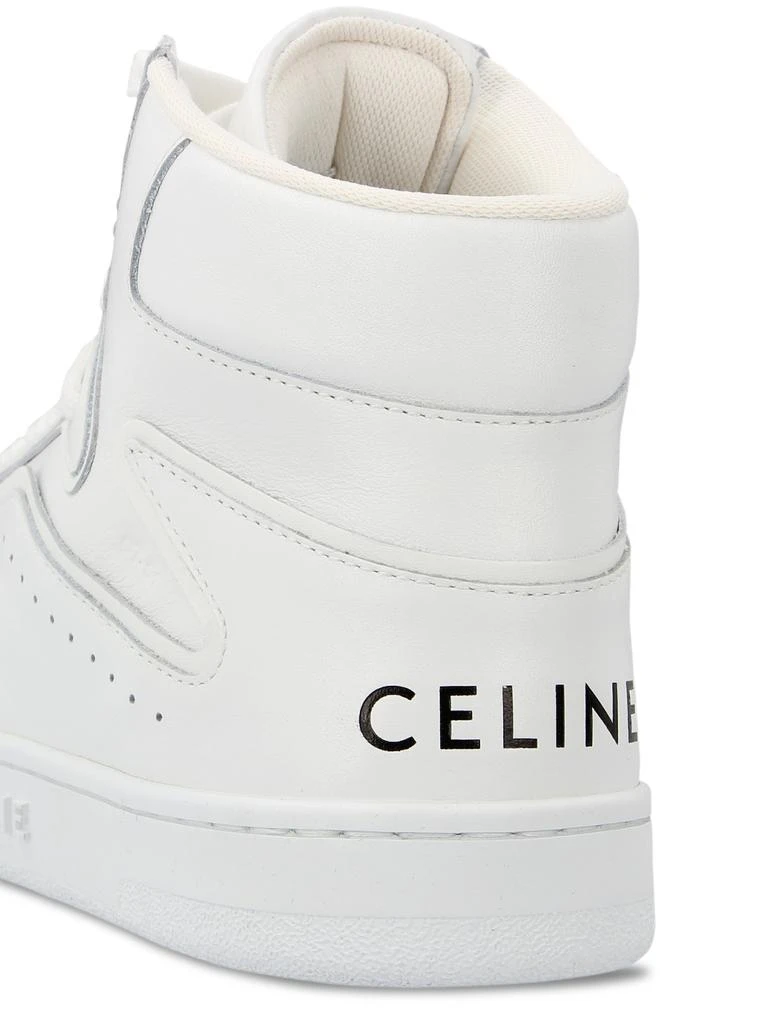 商品Celine|“Z”Trainer Ct-01 牛皮革高帮运动鞋荧光白,价格¥7050,第5张图片详细描述