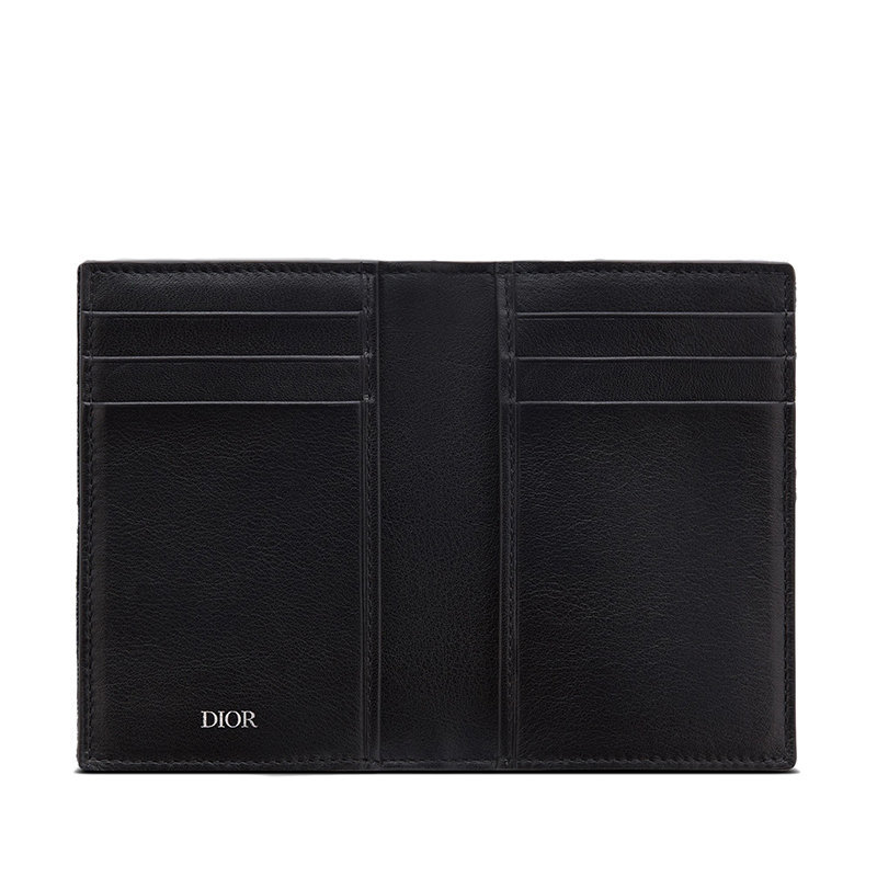 商品Dior|【预售3-7天】DIOR/迪奥 21春夏 男士黑色Oblique提花老花帆布双折卡包卡片夹2ESCH138YSE_H03E,价格¥3065,第6张图片详细描述