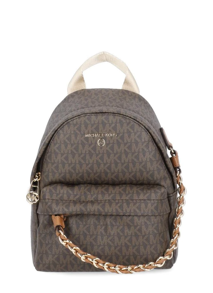 商品Michael Kors|Michael Michael Kors Rhea Logo Lettering Mini Monogram Backpack,价格¥1330,第1张图片