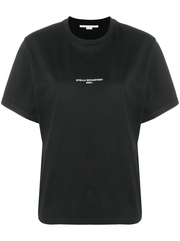商品Stella McCartney|STELLA MCCARTNEY - Logo Cotton T-shirt,价格¥2466,第1张图片