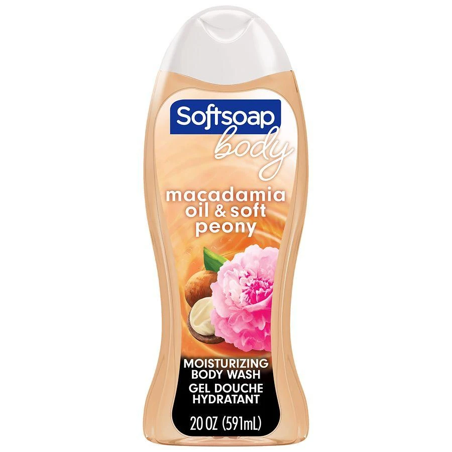 商品Softsoap|Moisturizing Body Wash Macadamia Oil and Soft Peony,价格¥51,第1张图片