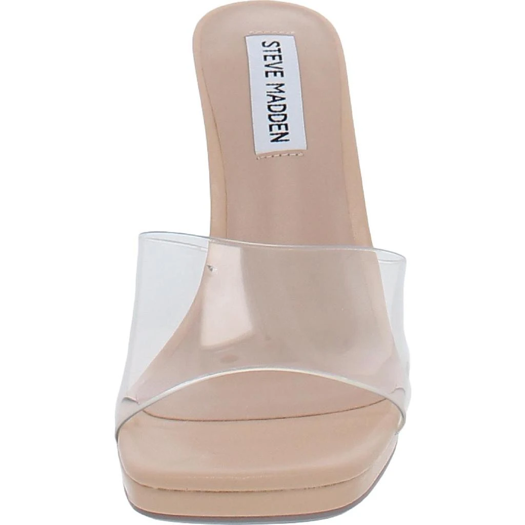 Steve Madden Womens Lipa Comfort Insole Square Toe Mule Sandals 商品