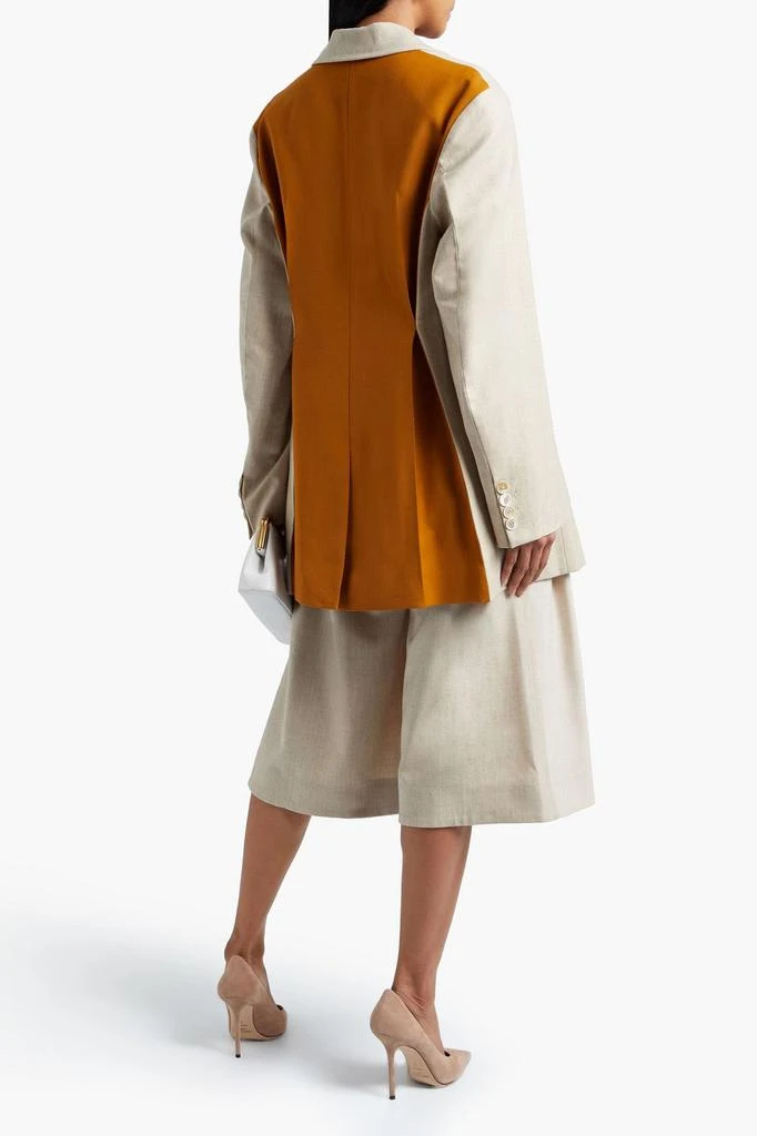 商品ROKSANDA|Leonie oversized two-tone wool-blend twill blazer,价格¥5034,第3张图片详细描述