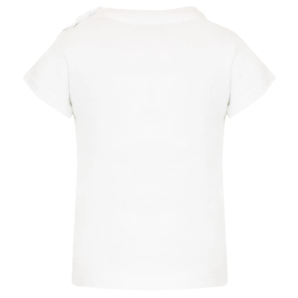 商品Patachou|White Signature Logo T Shirt,价格¥88,第3张图片详细描述
