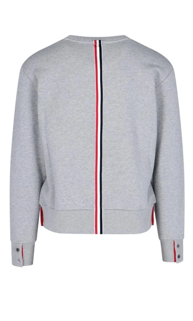 商品Thom Browne|Thom Browne RWB Stripe Crewneck Sweatshirt,价格¥2649,第2张图片详细描述