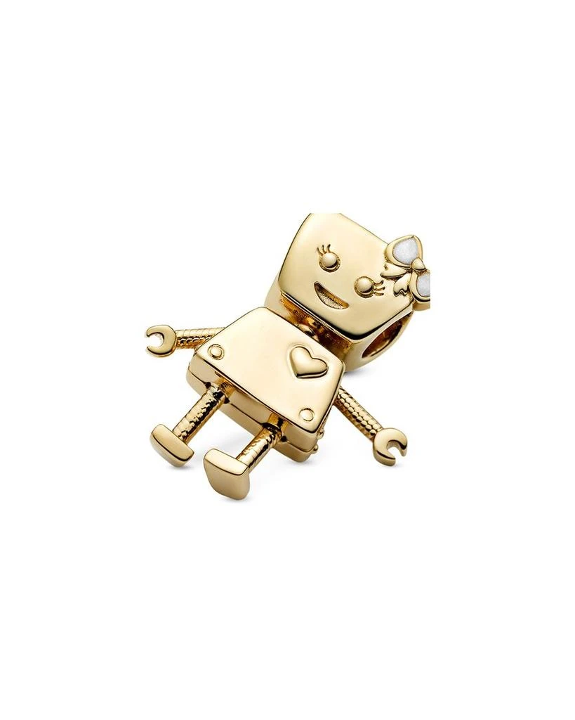 商品PANDORA|Pandora Shine 18K Over Silver Enamel Bella Bot Charm,价格¥354,第4张图片详细描述