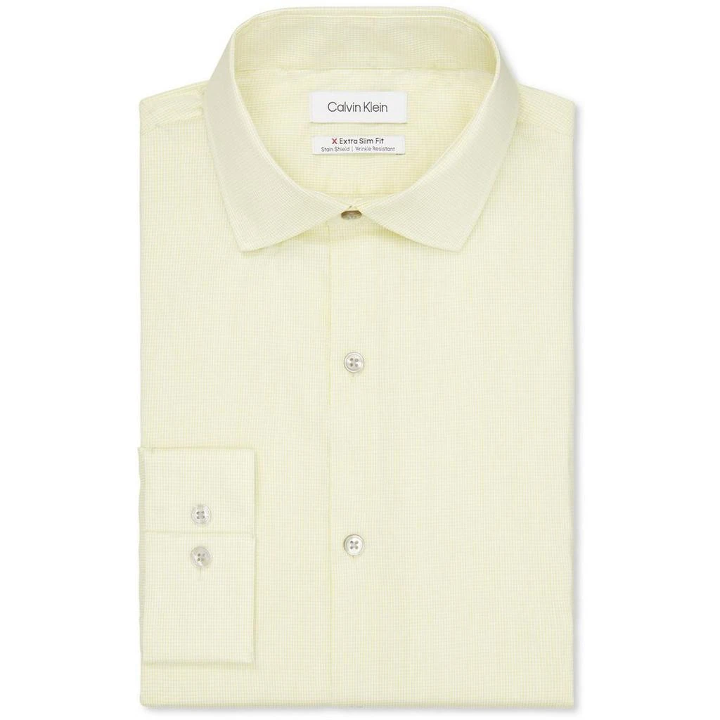 商品Calvin Klein|Calvin Klein Mens Collared Extra Slim Button-Down Shirt,价格¥138,第1张图片