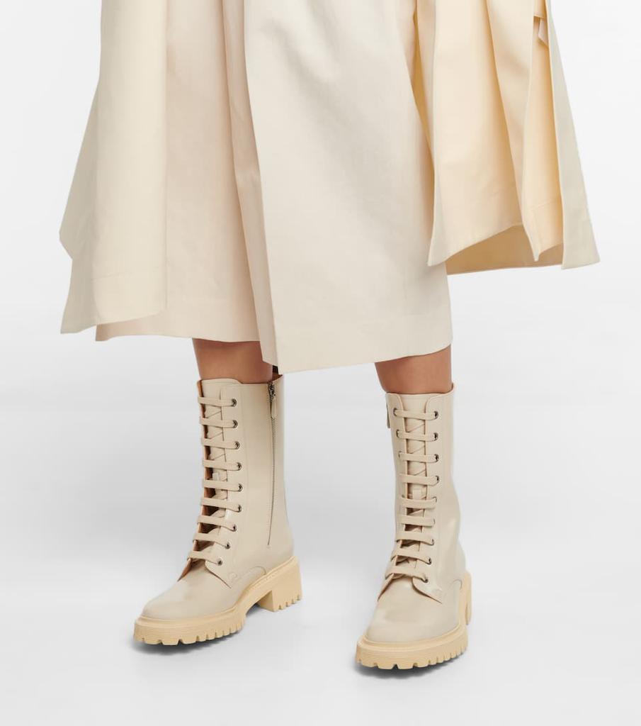 Mytheresa独家发售 — Gwyneth皮革战地靴商品第4张图片规格展示