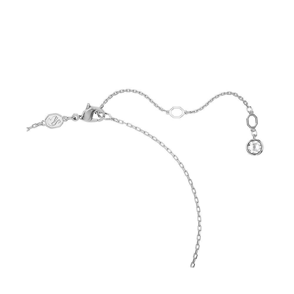 商品Swarovski|Flower, Blue, Rhodium Plated Idyllia Pendant Necklace,价格¥1242,第4张图片详细描述