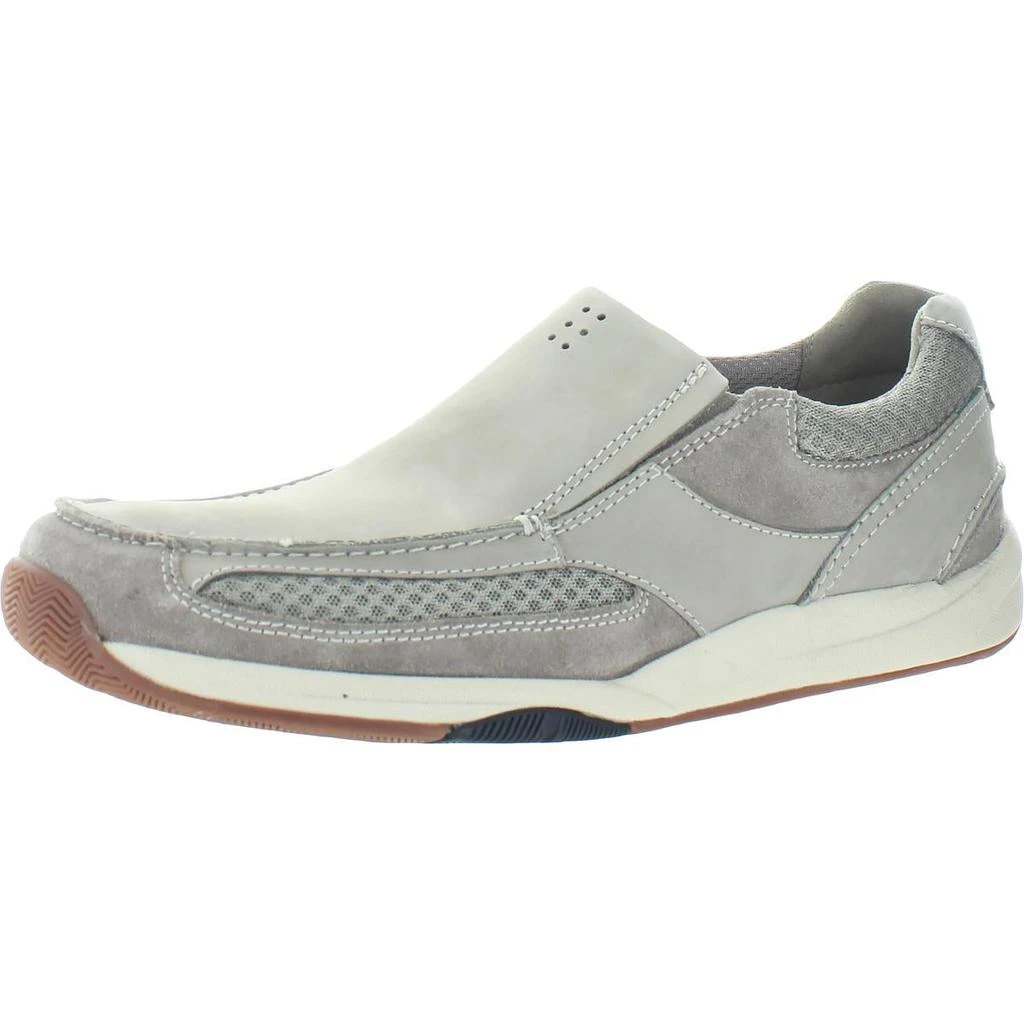 商品Clarks|Clarks Langton Easy Men's Nubuck Mixed Media Slip On Shoes,价格¥305,第1张图片