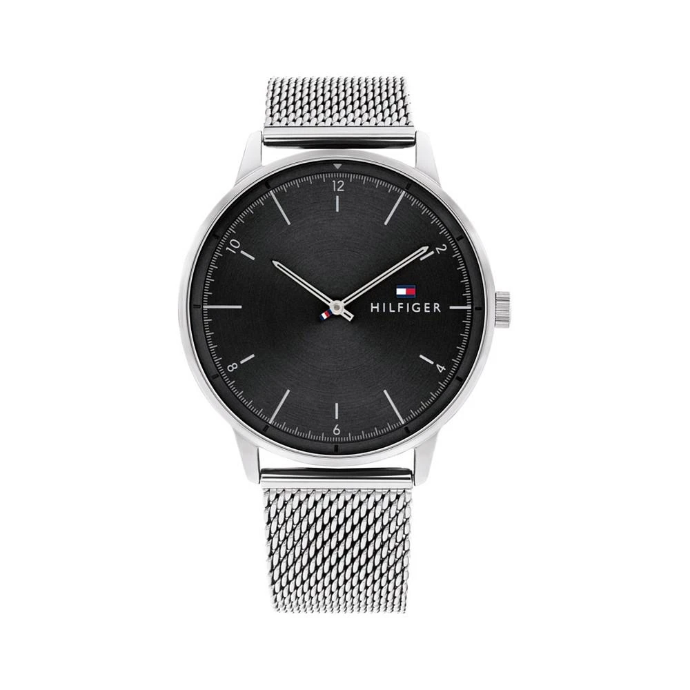 商品Tommy Hilfiger|Men's Stainless Steel Mesh Bracelet Watch 43mm,价格¥402,第2张图片详细描述