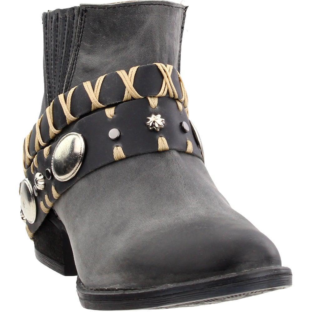 商品Corral Boots|Q5064 Studded Round Toe Cowboy Booties,价格¥733,第4张图片详细描述