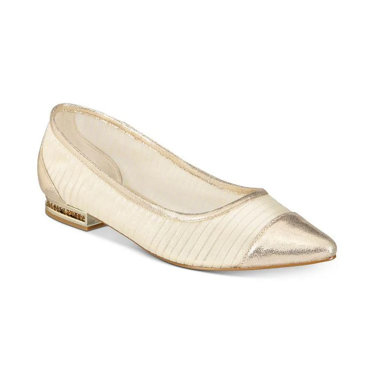 商品Adrianna Papell|Tiffany Pointed-Toe Evening Flats,价格¥695,第1张图片