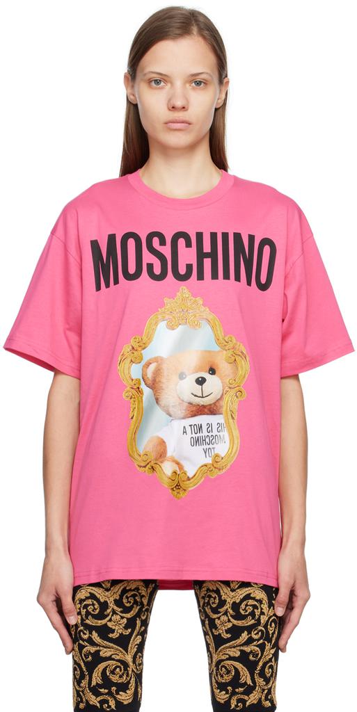 Pink Mirror Teddy T-Shirt商品第1张图片规格展示