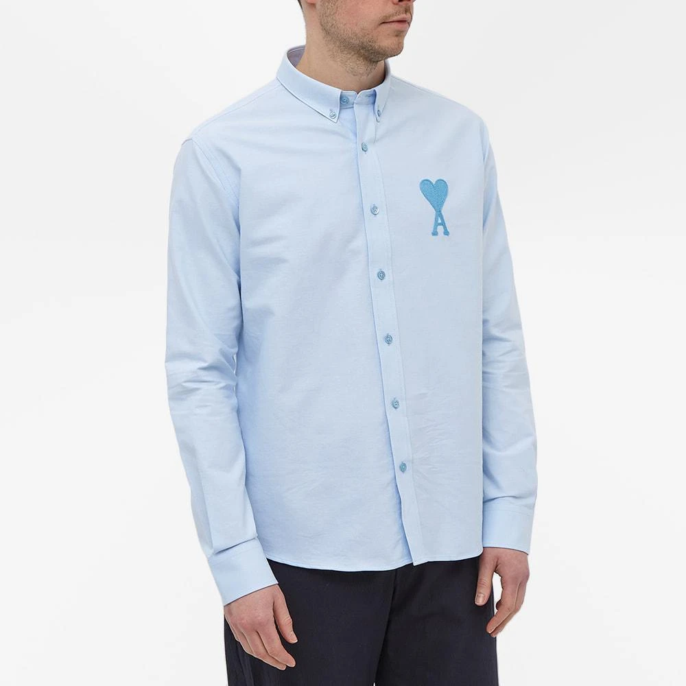 商品AMI|AMI Tonal Heart Oxford Shirt,价格¥1624,第2张图片详细描述