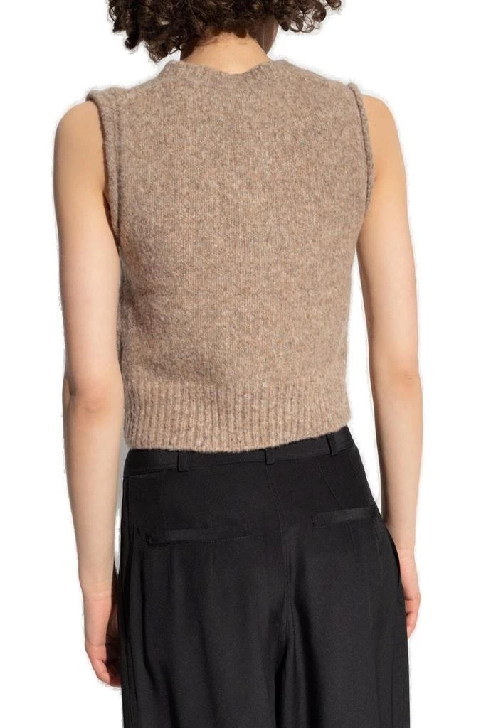 商品Helmut Lang|Helmut Lang Crewneck Cropped Knitted Vest,价格¥712,第3张图片详细描述