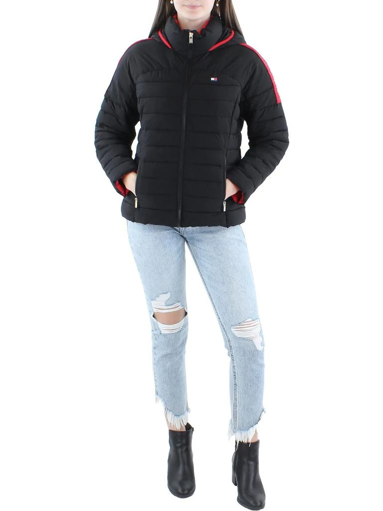 商品Tommy Hilfiger|Womens Short Cold Weather Puffer Jacket,价格¥655,第1张图片