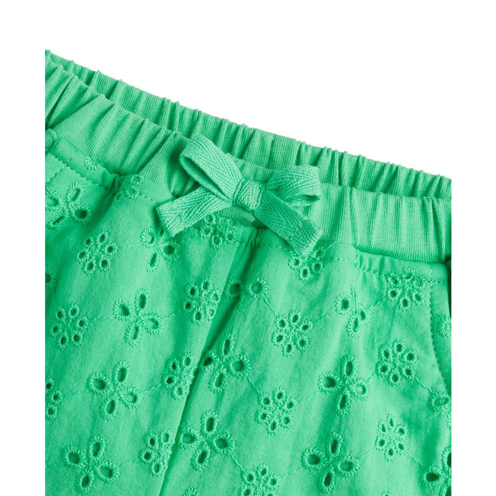 Baby Girls Eyelet Shorts, Created for Macy's商品第3张图片规格展示