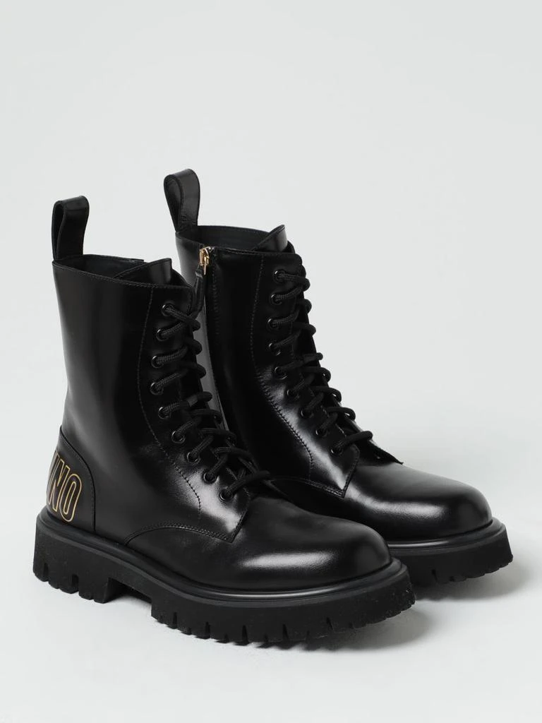 商品Moschino|Moschino Couture leather ankle boots with zip,价格¥5481,第2张图片详细描述