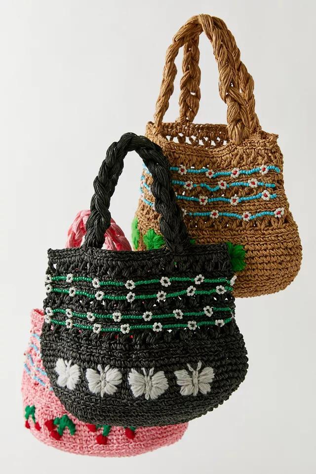 商品Urban Outfitters|Jenny Straw Small Tote Bag,价格¥147,第7张图片详细描述