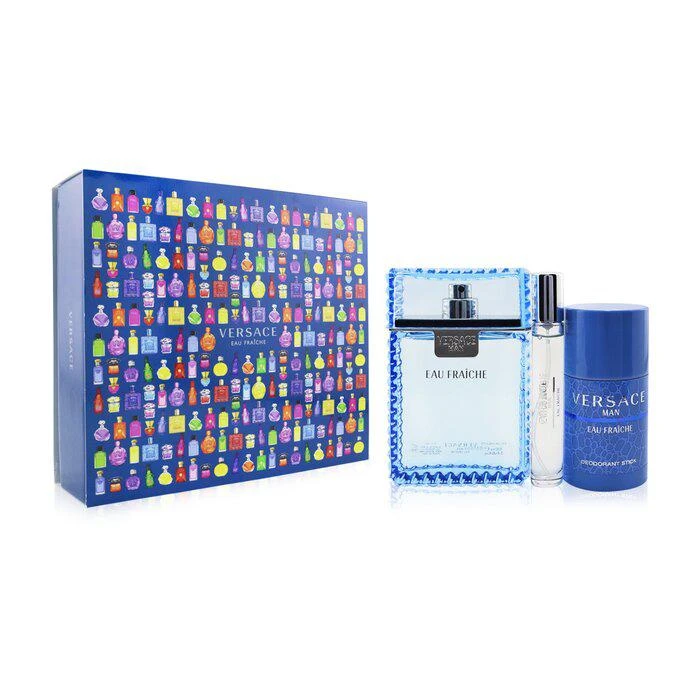 商品Versace|Versace 云淡风轻男士香氛套装：淡香水 100ml/3.4oz + 淡香水 10ml/0.3oz + 止汗膏 75g/2.5oz 3pcs,价格¥1020,第2张图片详细描述