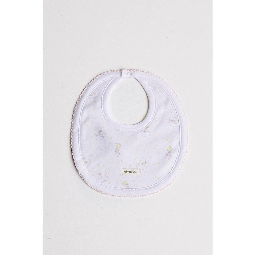 商品babycottons|dreams Pink small bib made with 100% Peruvian Pima Cotton for infant unisex,价格¥68,第1张图片