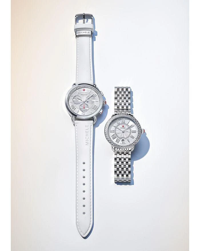 商品Michele|Serein Mid Stainless Diamond Dial Watch, 36mm,价格¥8219,第4张图片详细描述
