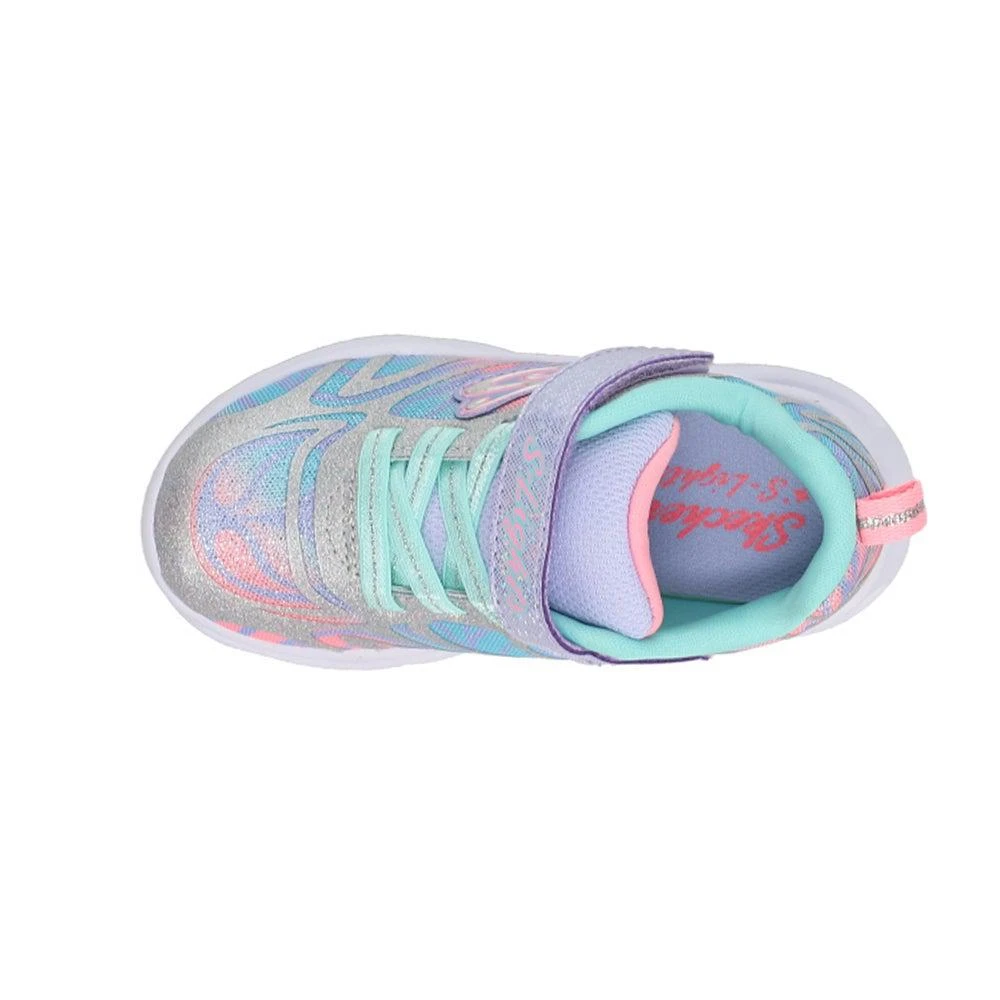 商品SKECHERS|Twisty Brights Glitter Slip On Sneakers (Toddler-Little Kid),价格¥303,第4张图片详细描述