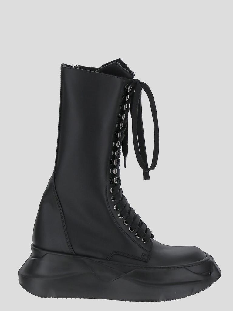 Rick Owens DRKSHDW Lace-Up Round Toe Ankle Boots商品第1张图片规格展示