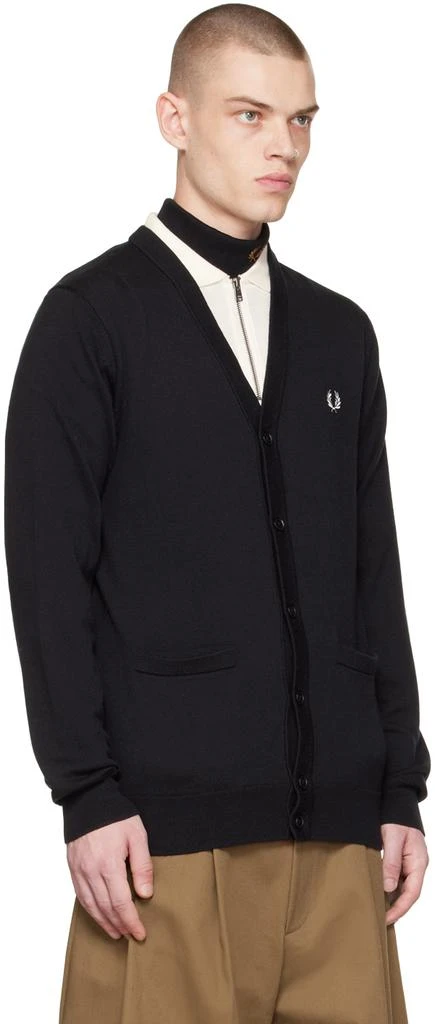 商品Fred Perry|Black Classic Cardigan,价格¥1325,第2张图片详细描述