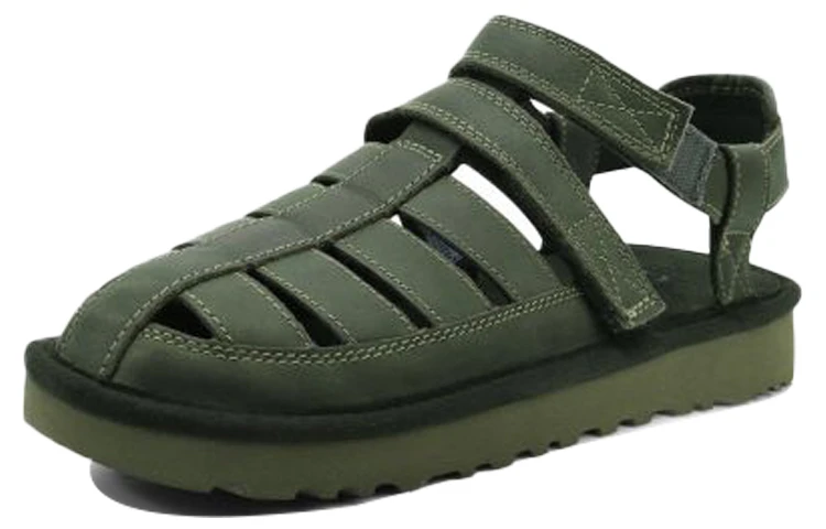 商品[国内直发] UGG|Dune Fisherman 舒适百搭 罗马凉鞋 男款 苔绿色,价格¥393,第5张图片详细描述