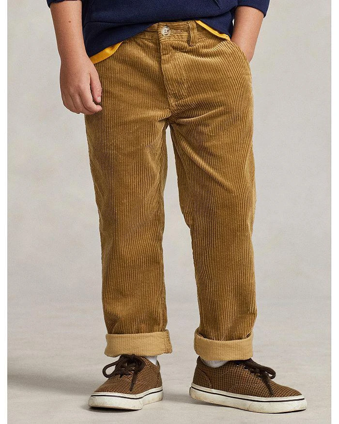 商品Ralph Lauren|Boys' Straight Fit Cotton Corduroy Pants - Little Kid, Big Kid,价格¥136,第1张图片