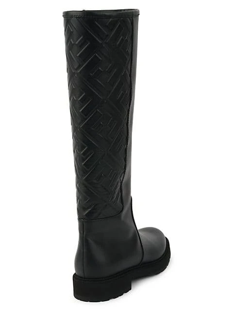 商品Fendi|FF Tall Leather Boots,价格¥10464,第3张图片详细描述
