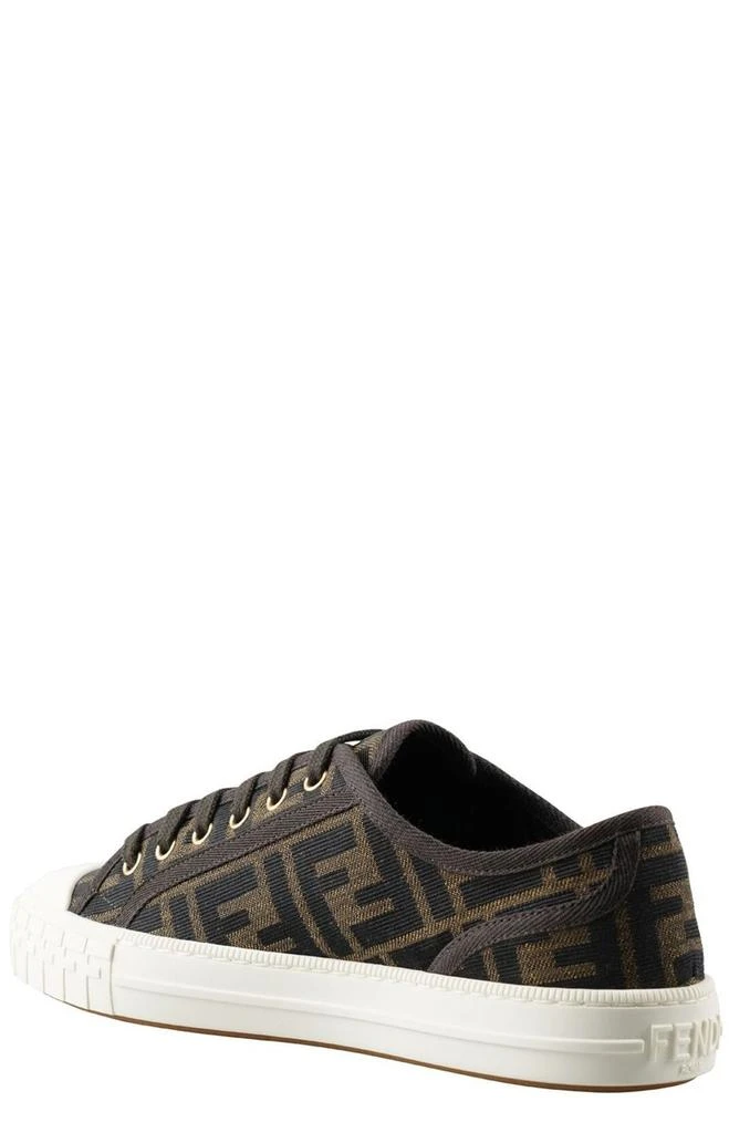 商品Fendi|Fendi Domino FF Motif Low-Top Sneakers,价格¥3636,第3张图片详细描述