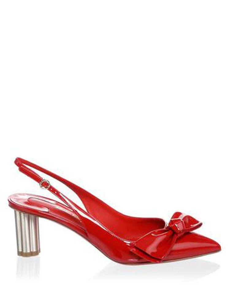 商品Salvatore Ferragamo|Bow Patent 蝴蝶结中跟鞋,价格¥5175,第5张图片详细描述