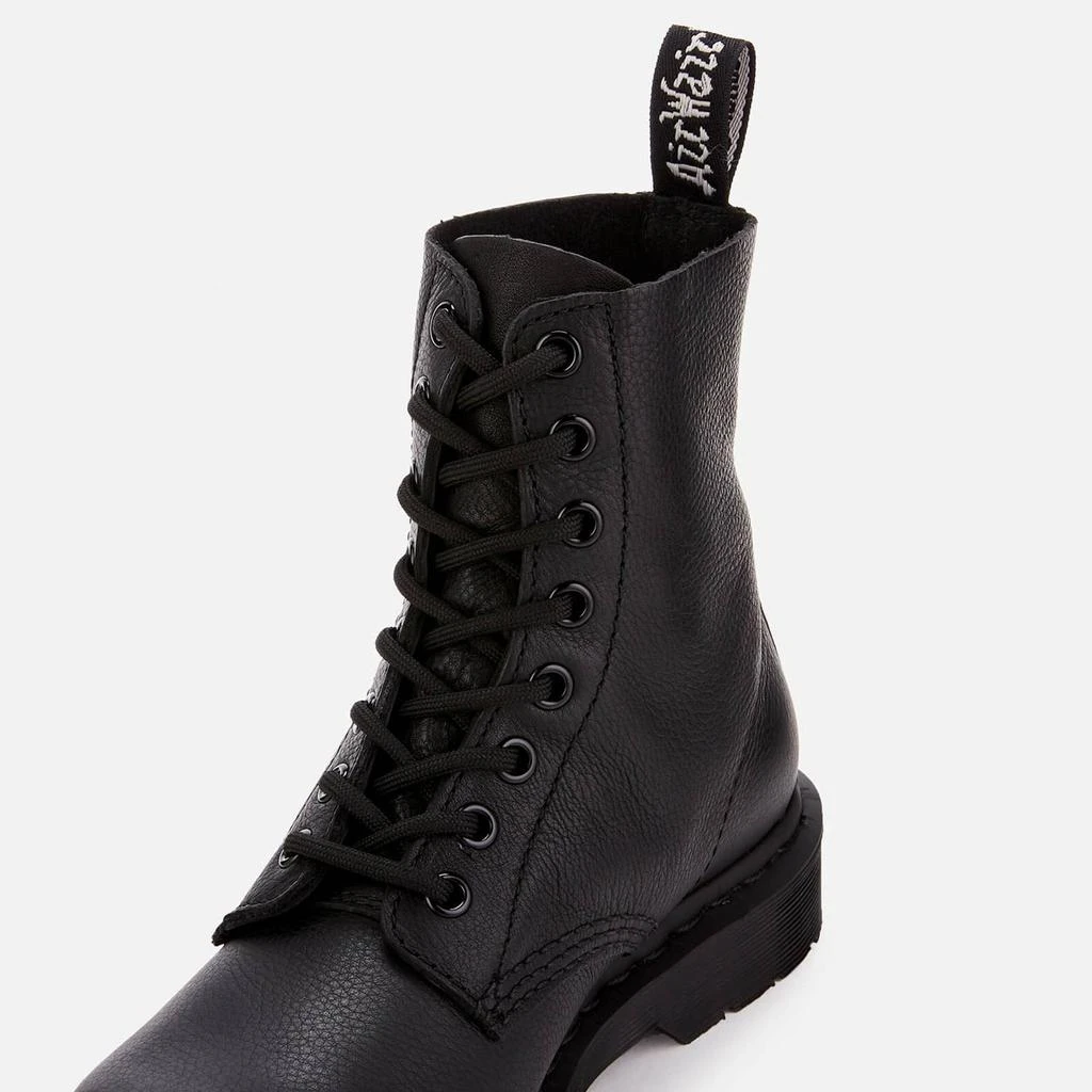 商品Dr. Martens|Dr. Martens Women's 1460 Pascal Virginia Leather 8-Eye Boots - Black Mono,价格¥1121,第4张图片详细描述