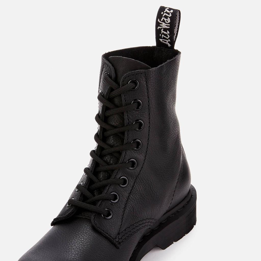 商品Dr. Martens|Dr. Martens Women's 1460 Pascal Virginia Leather 8-Eye Boots - Black Mono,价格¥1363,第6张图片详细描述