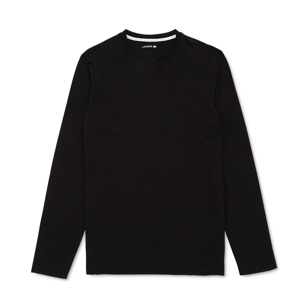 商品Lacoste|Men's Solid Long-Sleeve Pajama T-Shirt,价格¥253,第1张图片