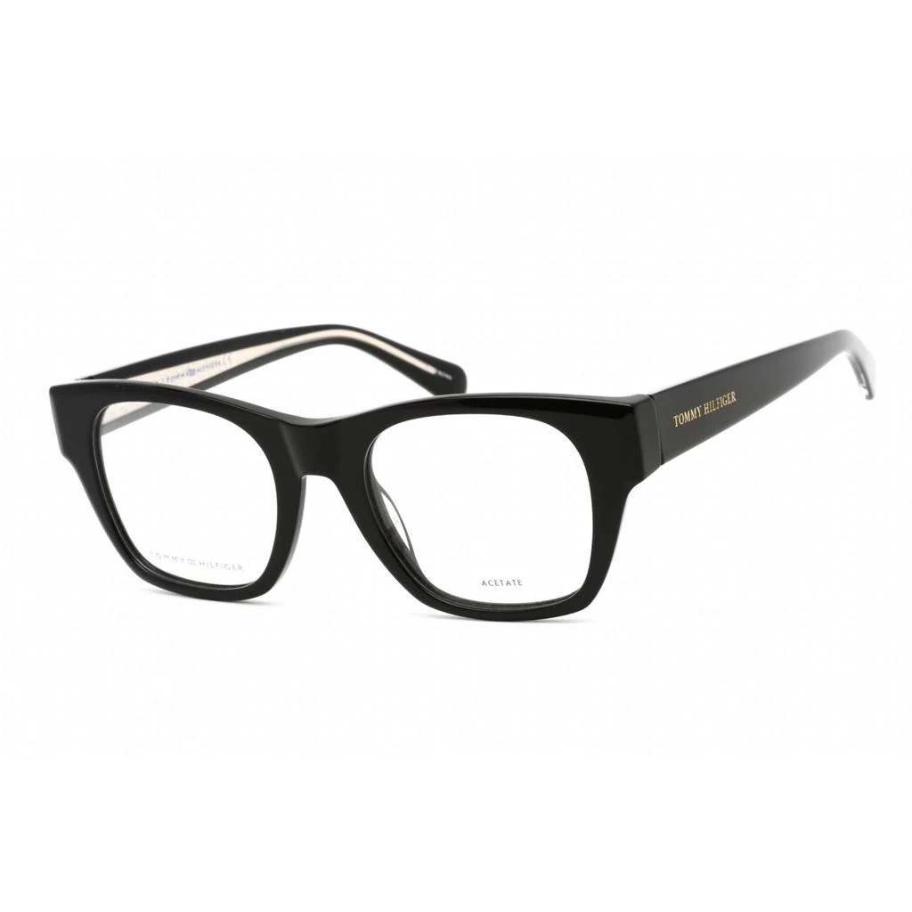 商品Tommy Hilfiger|Tommy Hilfiger Women's Eyeglasses - Square Shape Black Plastic Frame | TH 1865 0807 00,价格¥295,第1张图片