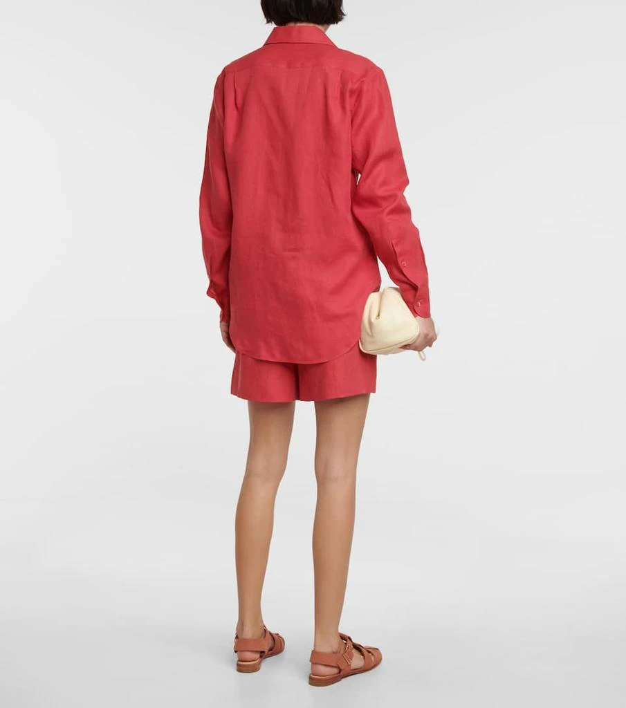 商品Loro Piana|Neo André亚麻衬衫,价格¥7689,第3张图片详细描述