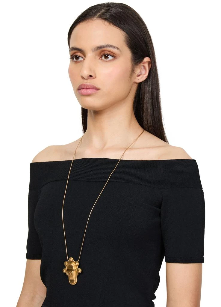 商品Louis Vuitton|Trunk Lock Pendant Necklace and Brooch,价格¥4613,第5张图片详细描述
